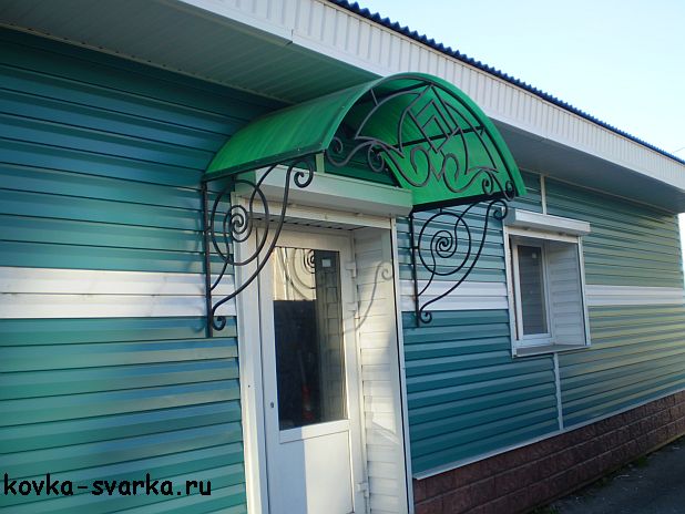Козырьки ковка
