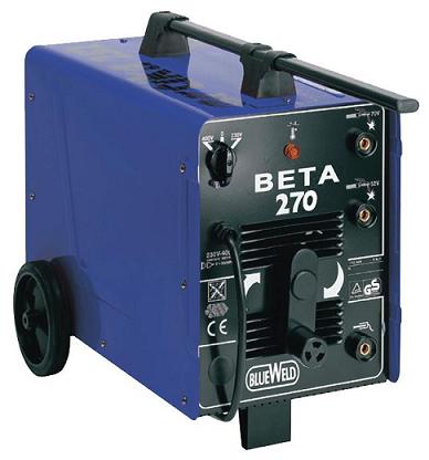 Особенностью сварочного аппарата Blue Weld Beta 270 является малый вес и небольшие габаритные размеры blue-weld-beta-270